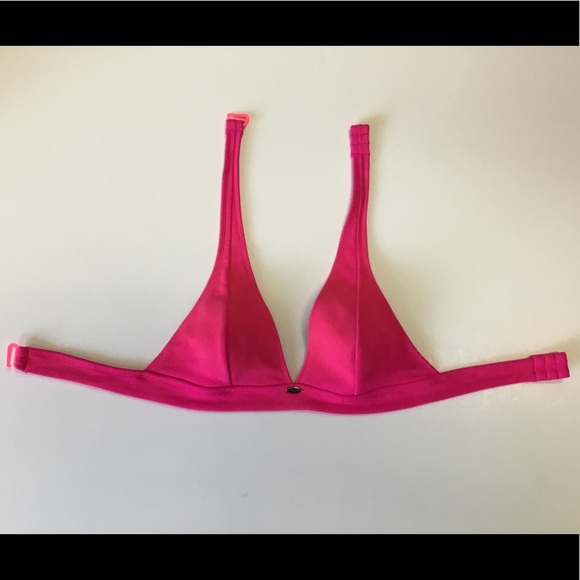 Pink Swim Top.  Sunset Separates. - Picture 2 of 5